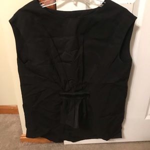 The row mink gathered sleeveless top sz S